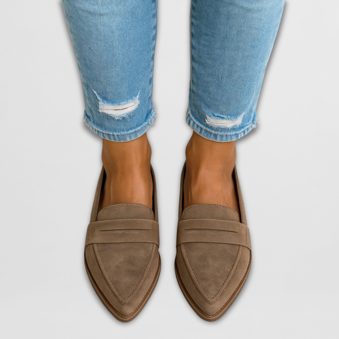 Nadia - Suede Moccasins