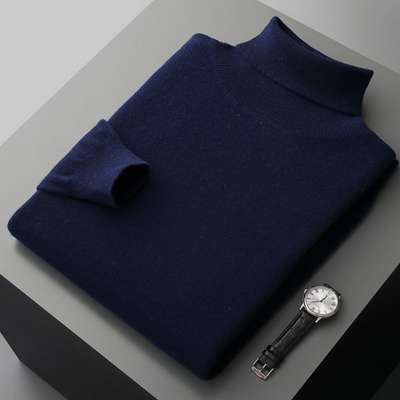 Archie Merino Wool Roll-Neck Sweater