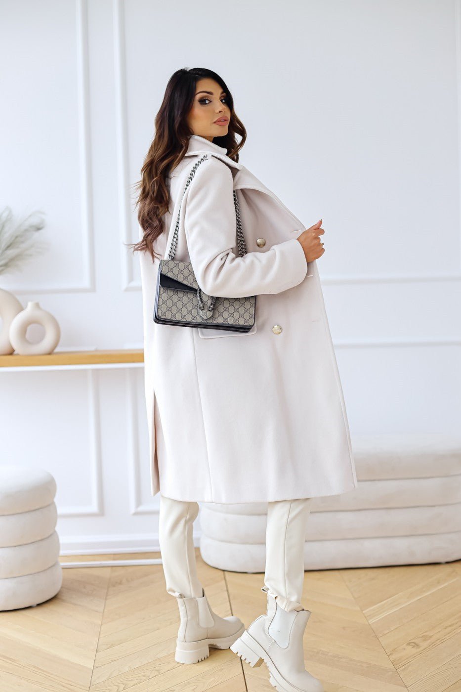CHRISTINE - Fashionable Long Coat