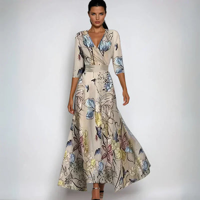 FELIA™ - Long Wrap Dress