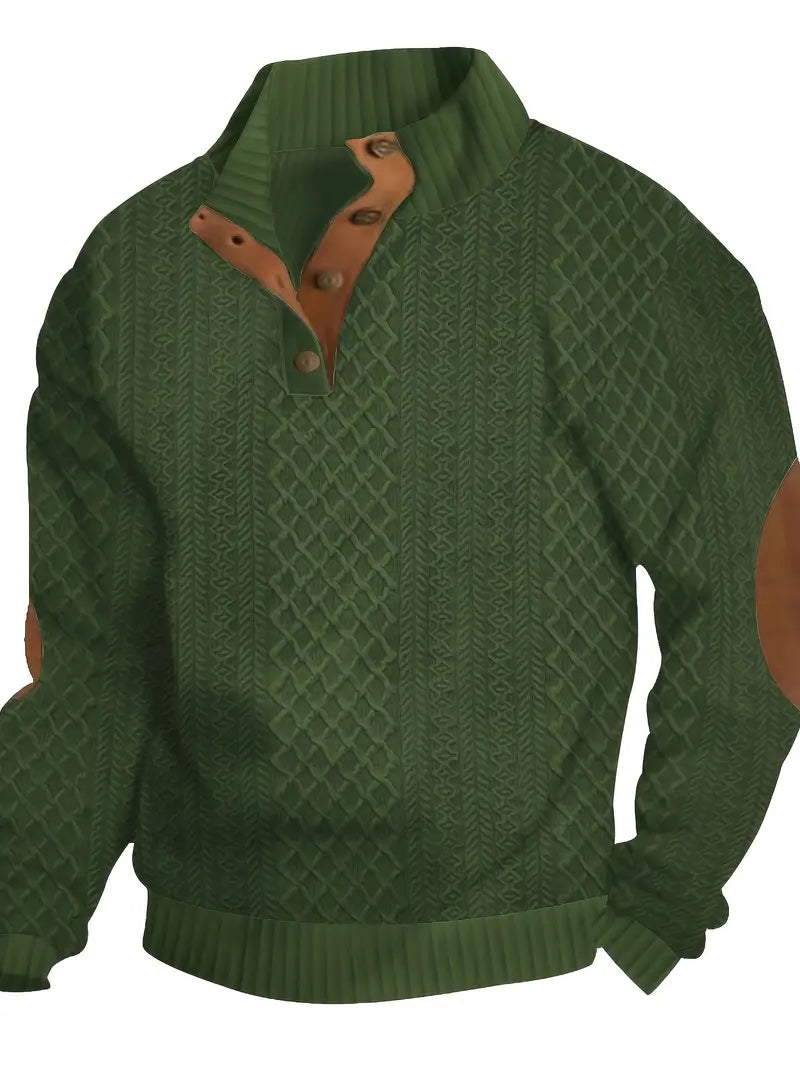 Elegant Button Pullover