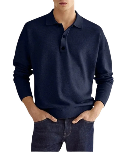 Elegant Polo Shirt Sweater