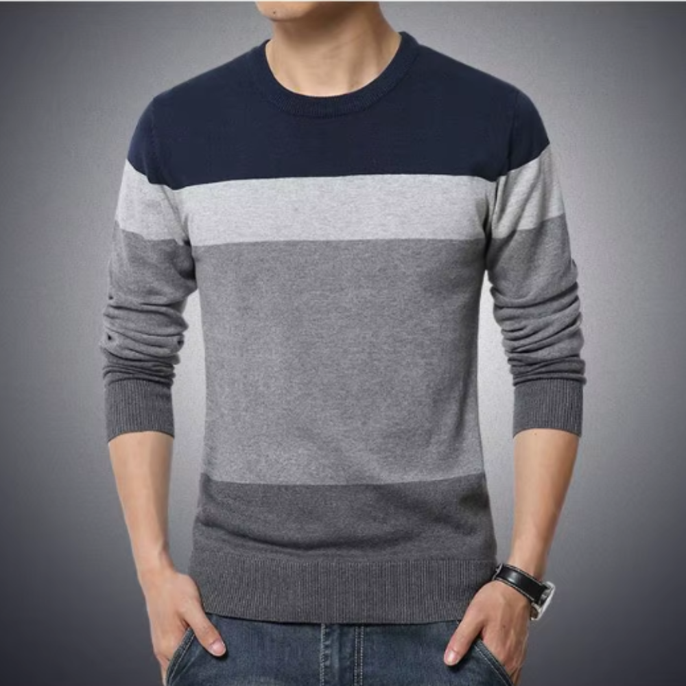 Casual cotton sweater for men