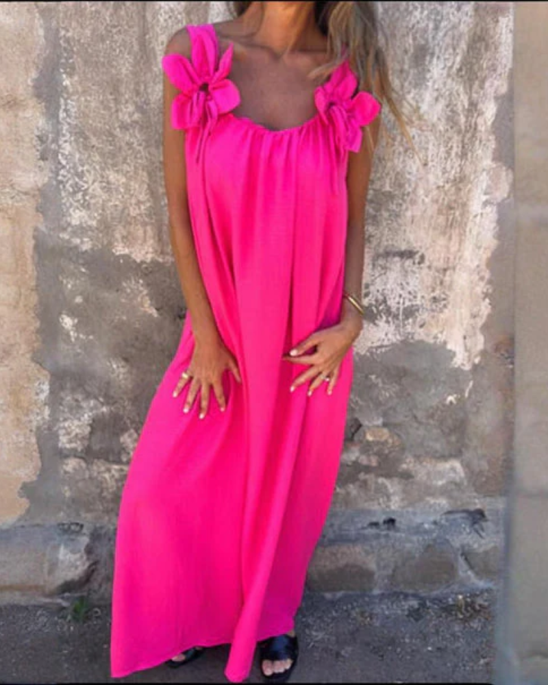 BLUMA™ - Embroidered Maxi Dress