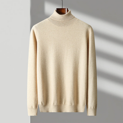 Archie Merino Wool Roll-Neck Sweater