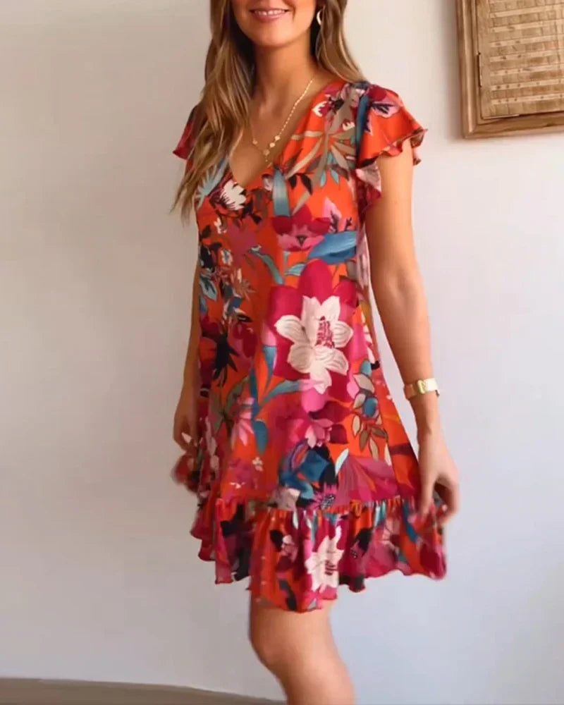 AMALIA - Happy Summer Dress with Ruffles