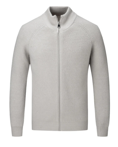 Four Seasons Merino Wool Zipped Cardigan