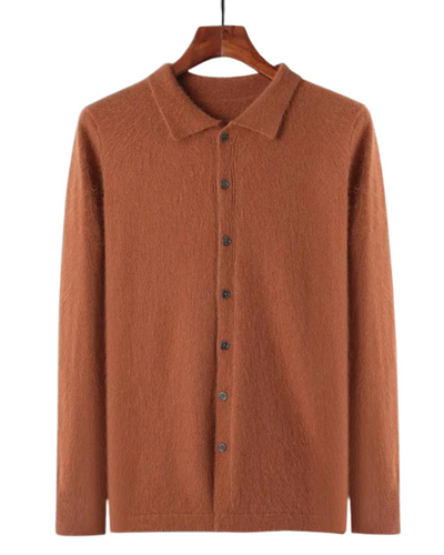 Planet Cashmere Button Cardigan