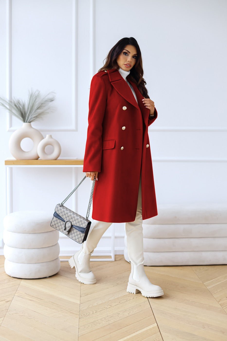 CHRISTINE - Fashionable Long Coat