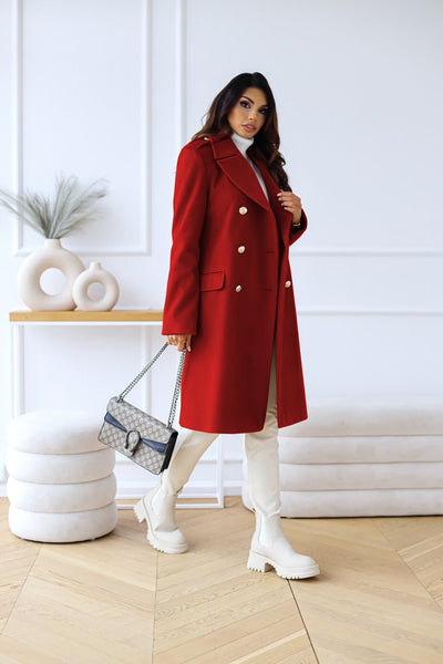 CHRISTINE - Fashionable Long Coat