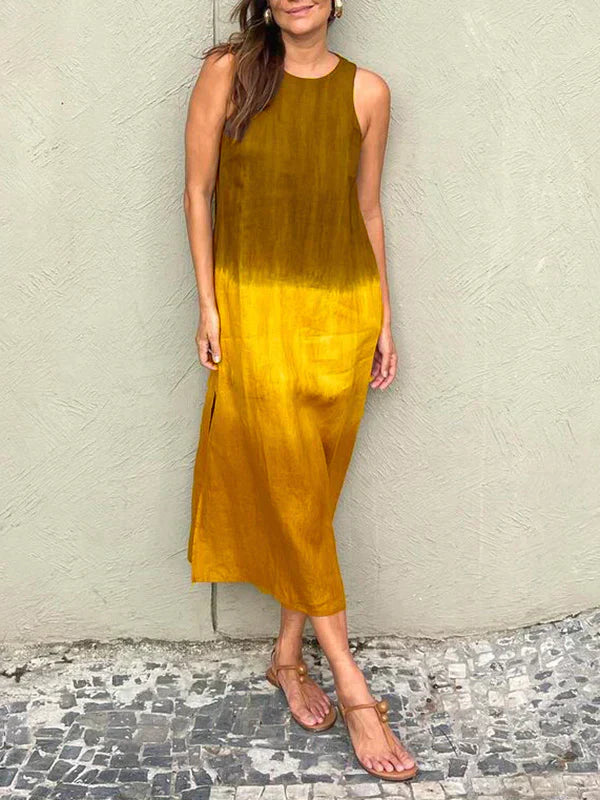 MAYA - Elegant Printed Dress