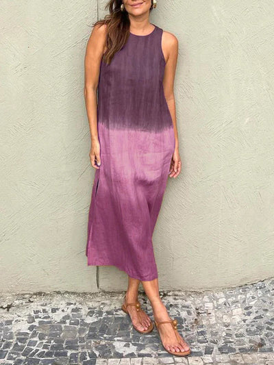 MAYA - Elegant Printed Dress