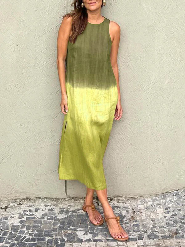 MAYA - Elegant Printed Dress