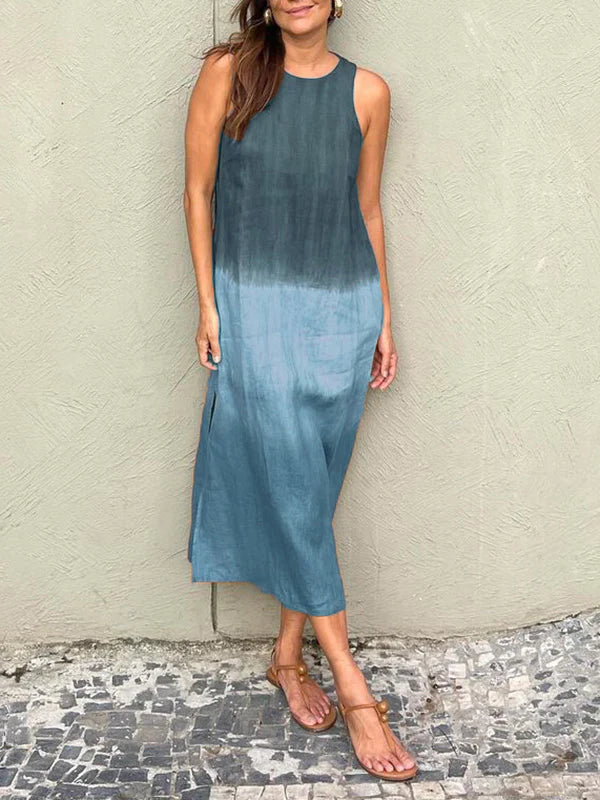 MAYA - Elegant Printed Dress