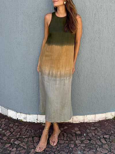 MAYA - Elegant Printed Dress