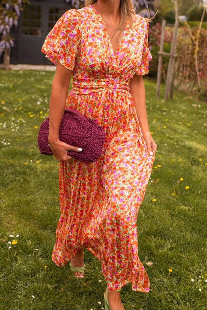 SUSANNE - Timeless V-Neck Goddess Dress