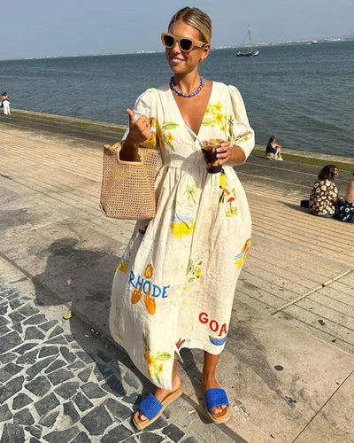 RHODE™ - Printed Maxi Dress