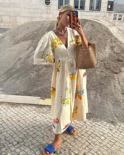 RHODE™ - Printed Maxi Dress
