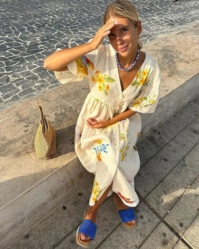 RHODE™ - Printed Maxi Dress