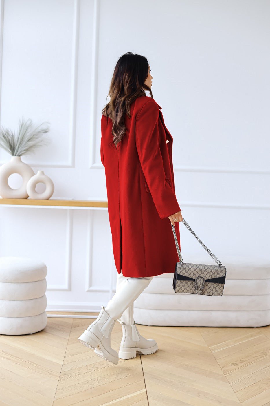 CHRISTINE - Fashionable Long Coat