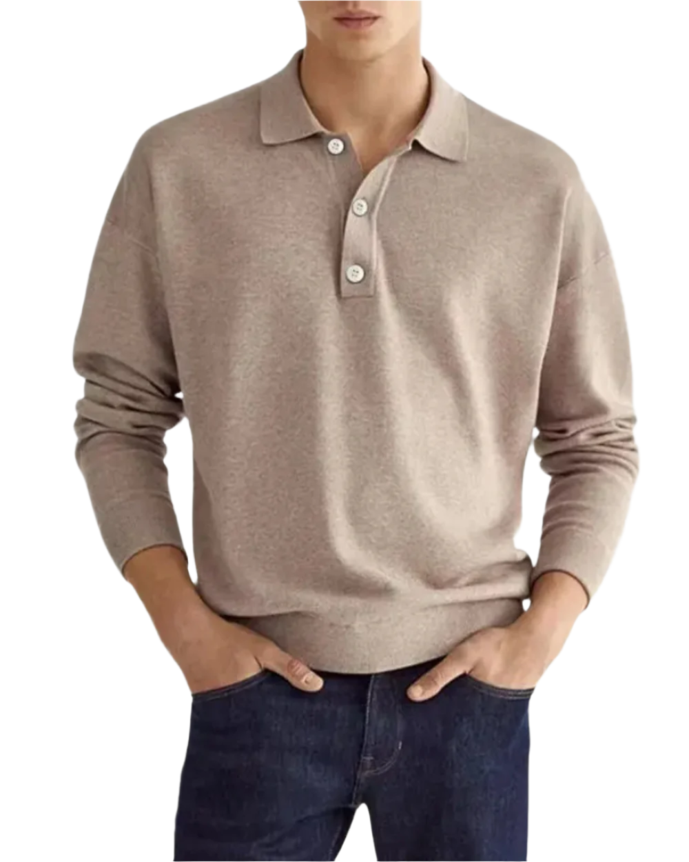 Elegant Polo Shirt Sweater