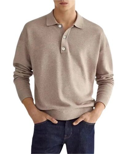 Elegant Polo Shirt Sweater