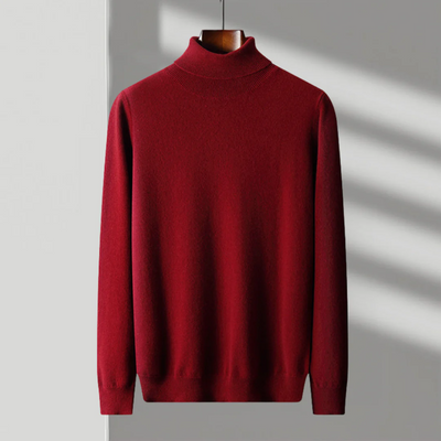 Archie Merino Wool Roll-Neck Sweater