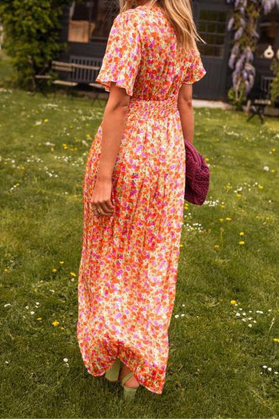 SUSANNE - Timeless V-Neck Goddess Dress