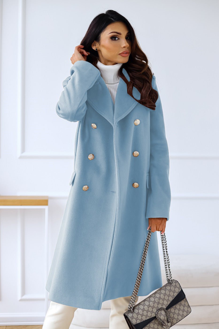 CHRISTINE - Fashionable Long Coat