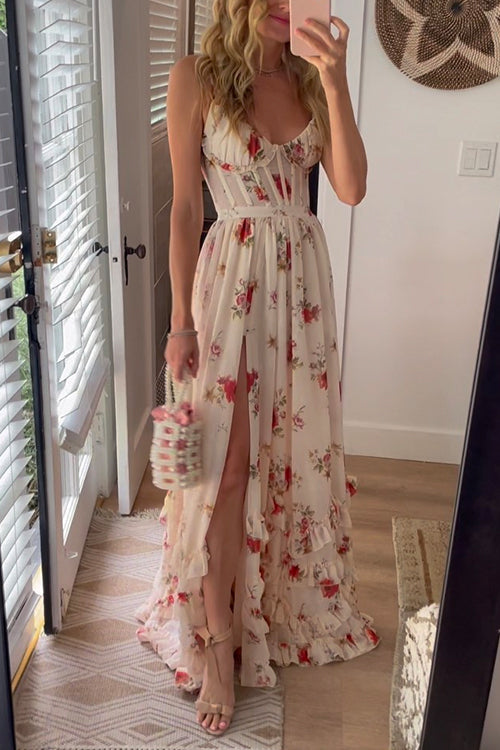 SARAH™ - Long Flower Dress