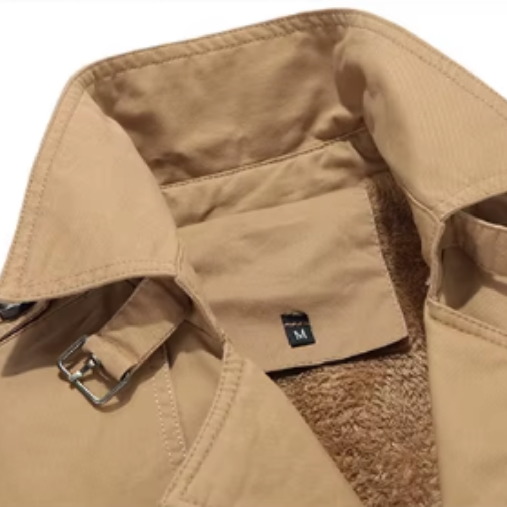 Elegant Padded Trench Coat