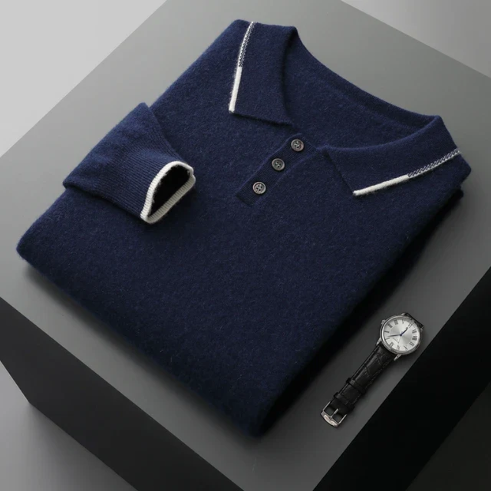 Saint-Tropez Cashmere Polo Shirt