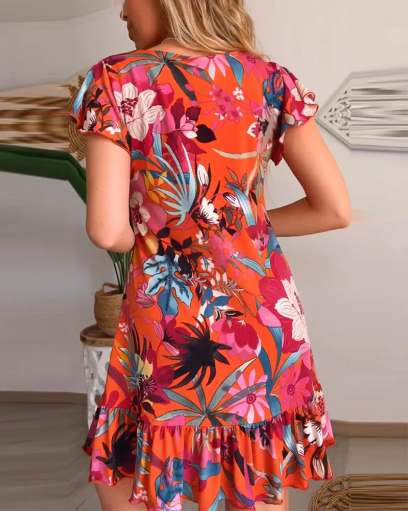 AMALIA - Happy Summer Dress with Ruffles