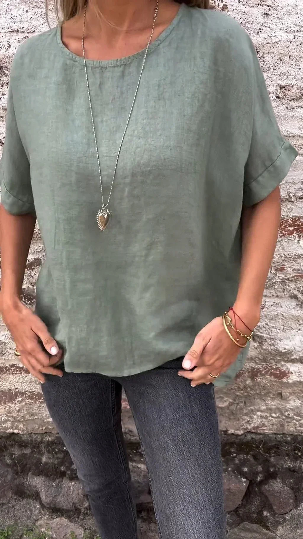 MARIANNE - Linen Hemdblouse