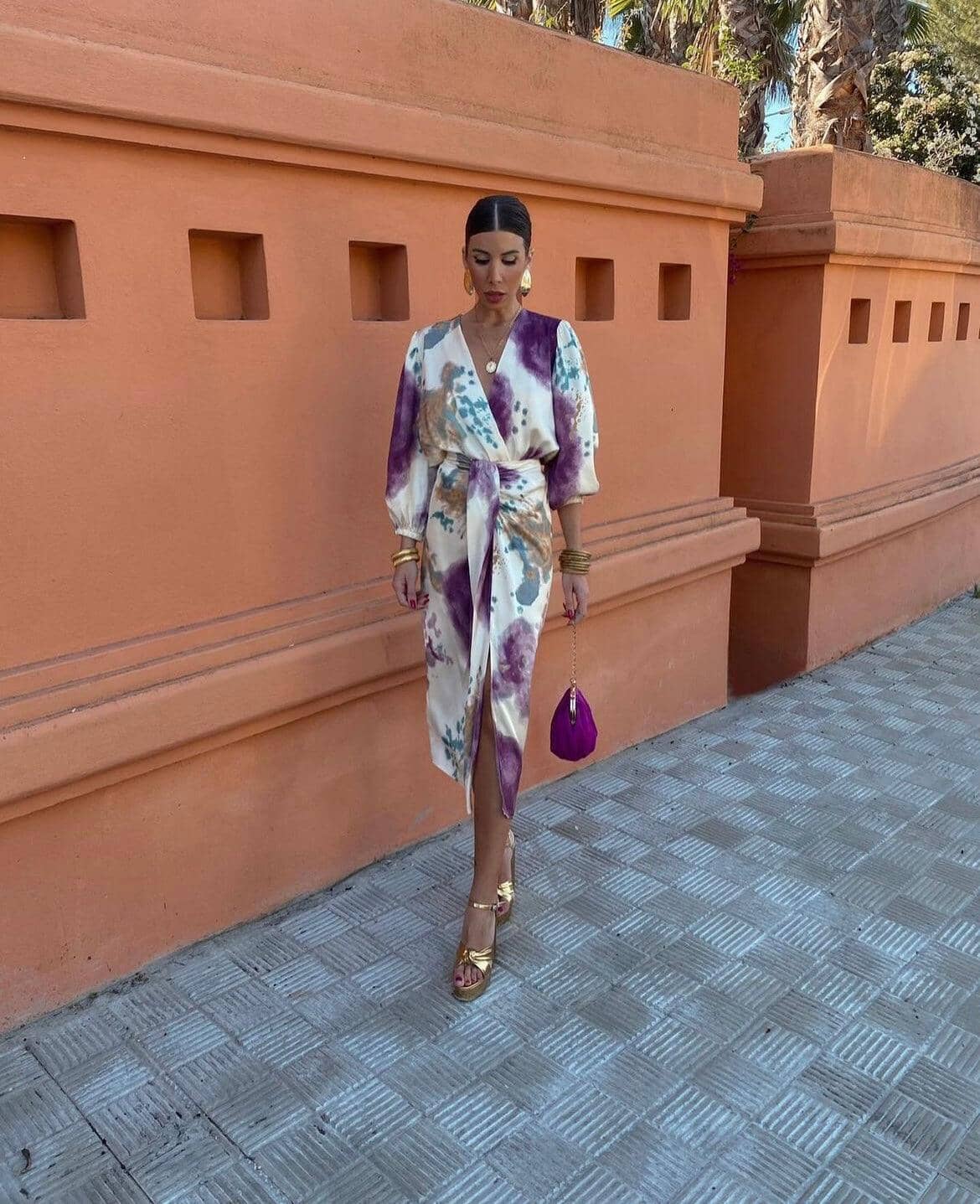 SERENA - Two-piece set with striking print