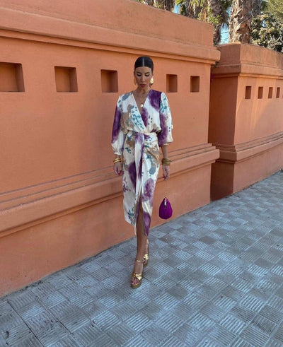 SERENA - Two-piece set with striking print