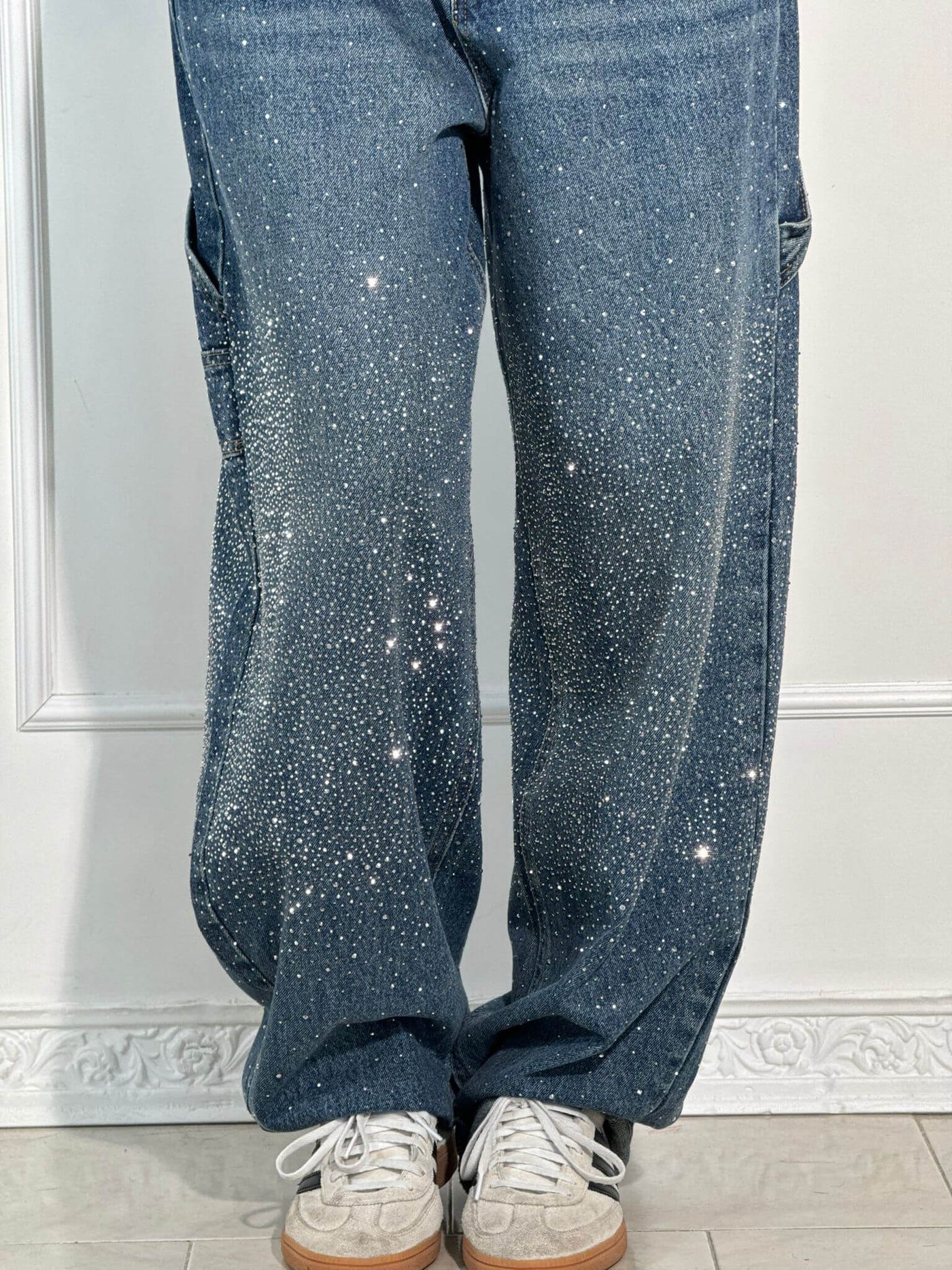 MERLE - Hose with high waist and wide leg