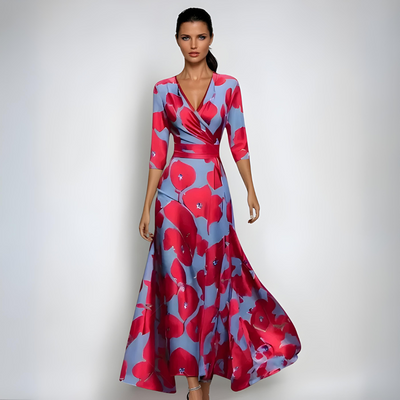 FELIA™ - Long Wrap Dress