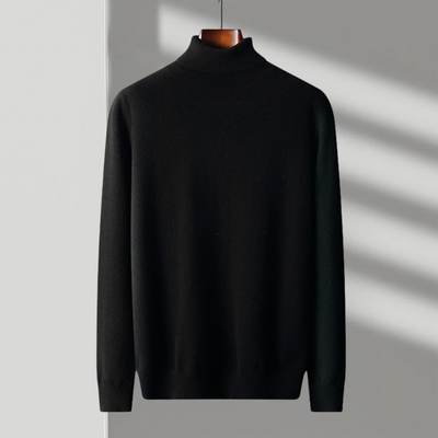 Archie Merino Wool Roll-Neck Sweater