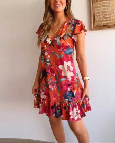 AMALIA - Happy Summer Dress with Ruffles