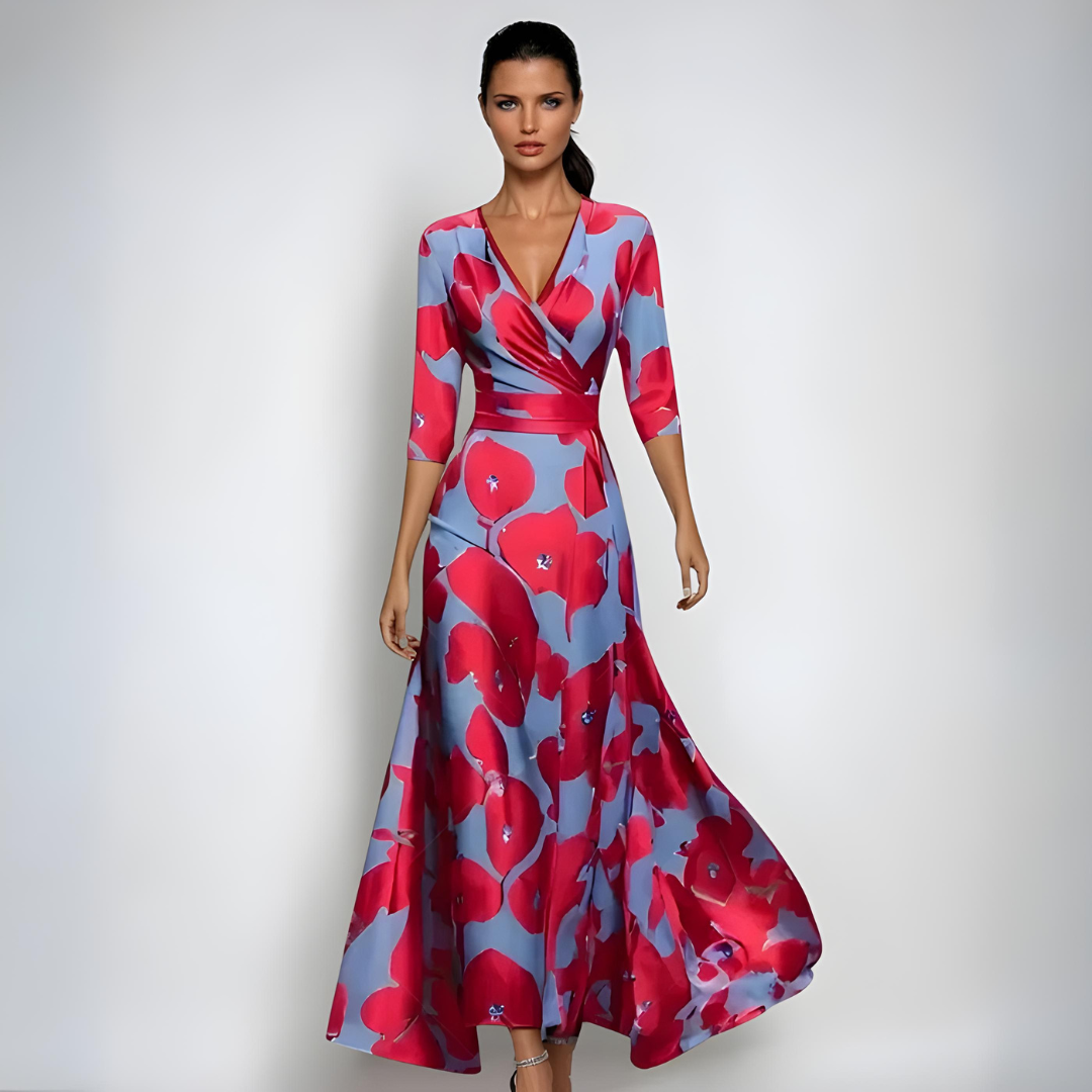 FELIA™ - Long Wrap Dress