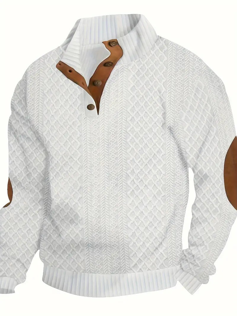 Elegant Button Pullover