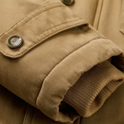 Elegant Padded Bomber Jacket