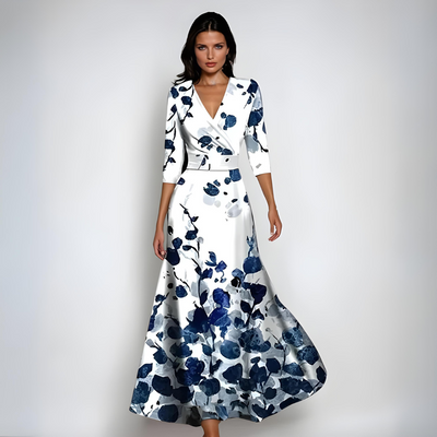FELIA™ - Long Wrap Dress