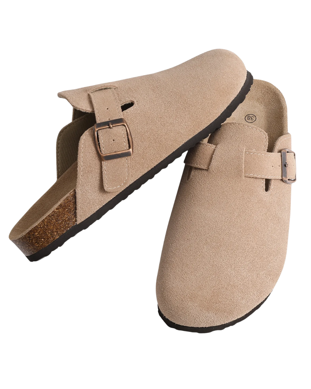 Matthew Oxford Suede Block Heel Clog