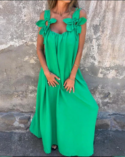 BLUMA™ - Embroidered Maxi Dress