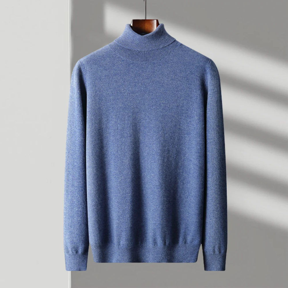 Archie Merino Wool Roll-Neck Sweater