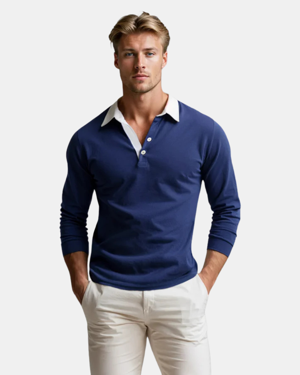Adrian Casual Polo Sweater