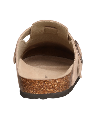Matthew Oxford Suede Block Heel Clog