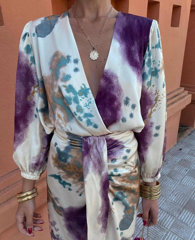 SERENA - Two-piece set with striking print